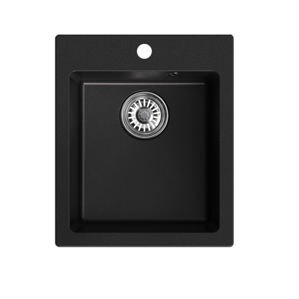 Мойка ML-GM14 ультра-черная (344), 420*500*190мм