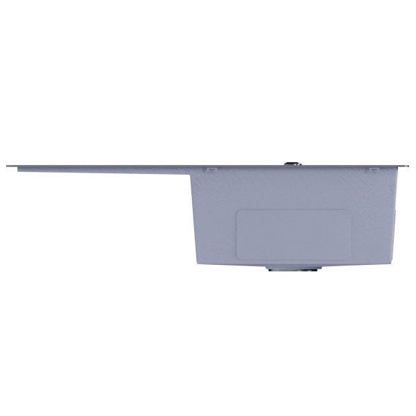 Мойка настол.монтаж 78х50 (3,0) прав. вып 3 1/2  MIXLINE PRO 20см с сифоном (черный графит)