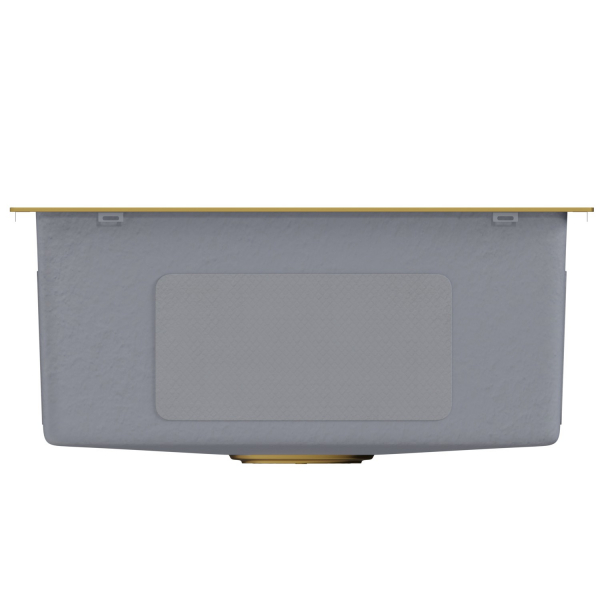 Мойка подст.монтаж 45х42 (3,0) вып 3 1/2  MIXLINE PRO 20см с сифоном (золото)