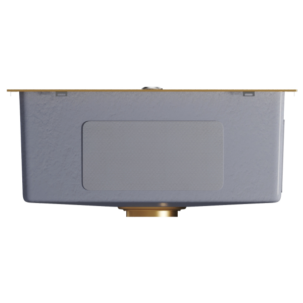 Мойка настол.монтаж 50х50 (3,0) вып 3 1/2  MIXLINE PRO 20см с сифоном (золото)