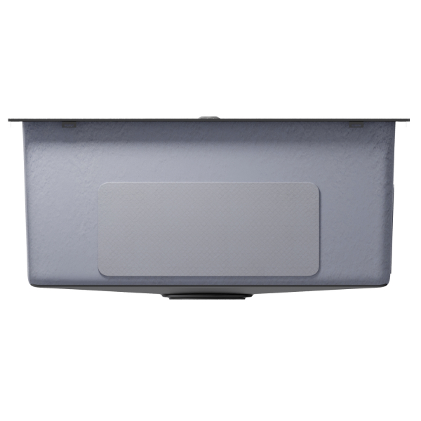 Мойка настол.монтаж 53х43 (3,0) вып 3 1/2  MIXLINE PRO 22см с сифоном (черный графит НАНО)