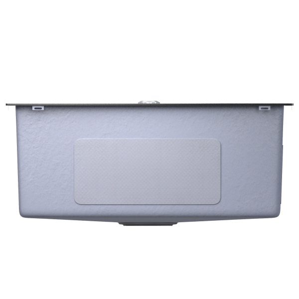 Мойка настол.монтаж 60х50 (3,0) вып 3 1/2  MIXLINE PRO 22см с сифоном (черный графит)