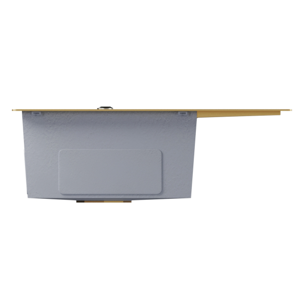 Мойка настол.монтаж 60х50 (3,0) лев. вып 3 1/2  MIXLINE PRO 20см с сифоном (золото)