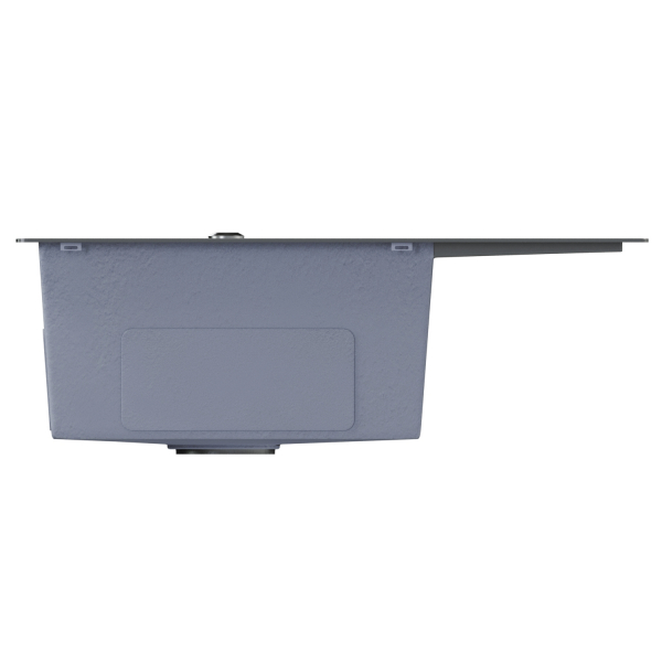 Мойка настол.монтаж 60х50 (3,0) лев. вып 3 1/2  MIXLINE PRO 20см с сифоном (черный графит)