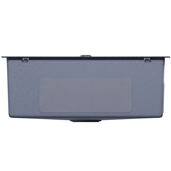 Мойка настол.монтаж 65х45 (3,0) вып 3 1/2  MIXLINE PRO 22см с сифоном (черный графит НАНО)